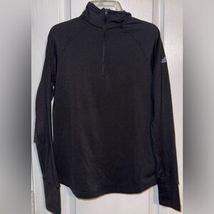 Adidas Women’s EUC 3/4 black zip up running jacket